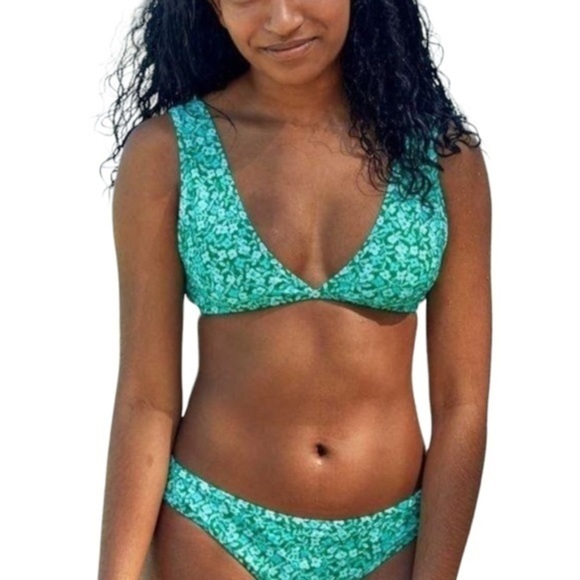 Aerie Floral Bikini Full Booty Bottom - Picture 3 of 4